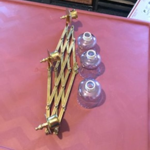 Party Lite brass wall candle holder - Picture 5 of 8